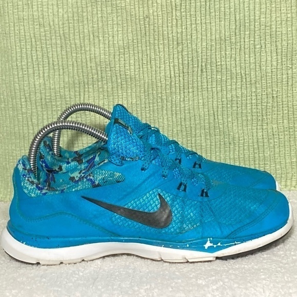 Nike Shoes - Nike Womens Blue Flex TR 5 Training Athletic Sneaker Shoes Size US 7.5